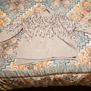 Cheetah/leopard print sweater